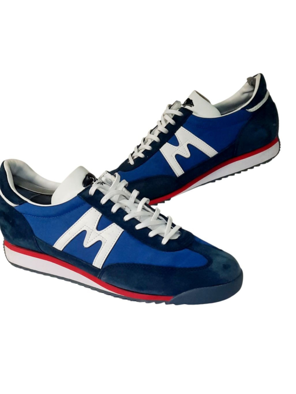 Karhu Mestari F805002 Mens Blue Suede Lace Up Lifestyle Sneakers Shoes Size 10